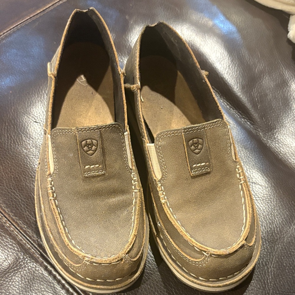 Ariat Tan Slip-On Loafers